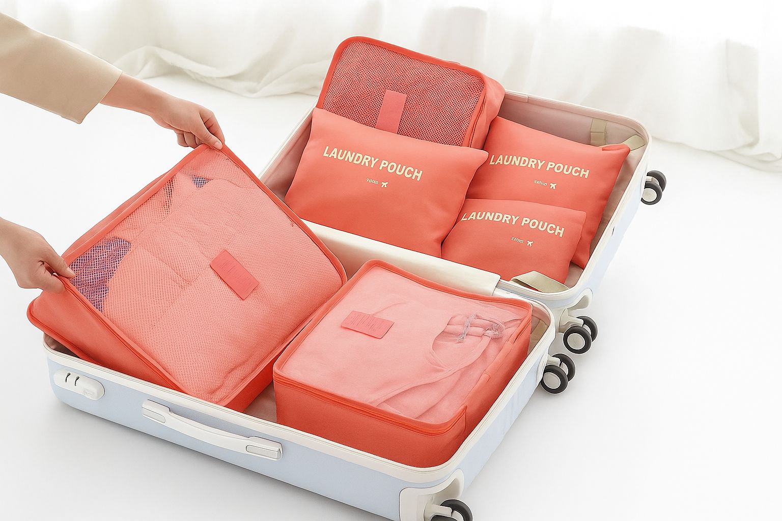 SET DE BOLSAS ORGANIZADOR DE VIAJE